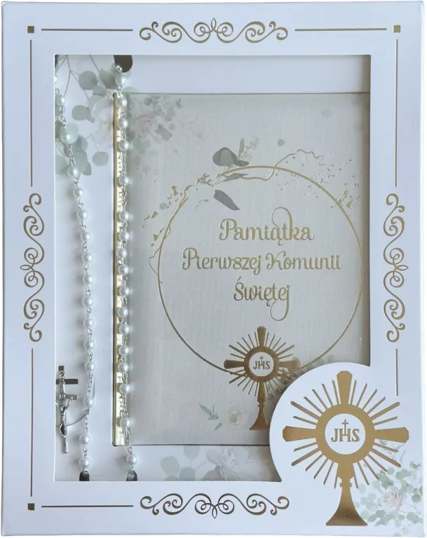 Pamiątka Pierwszej Komunii Świętej (różaniec) - tantis.pl