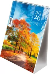 Kalendarz 2026 A5 pionowy ze spiralką jesień