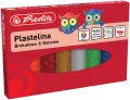 Herlitz. Plastelina brokatowa, 8 kolorów - tantis.pl