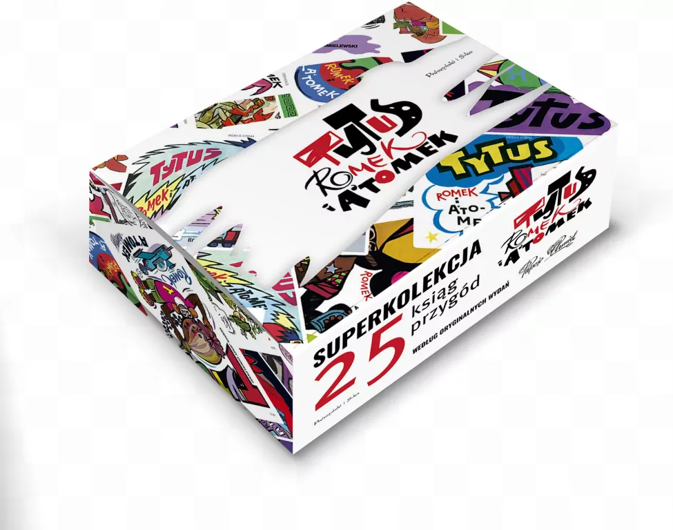 Pakiet: Tytus, Romek i A'Tomek T.1-25 boks kolor. - tantis.pl