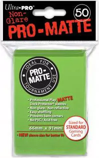 ULTRA-PRO Deck Protector - Pro-Matte Non-Glare Lime Green (Limonkowy) 50 szt. - tantis.pl