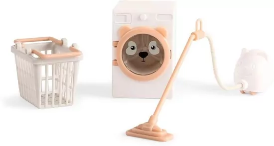 Zestaw do prania i sprzątania do domku dla lalek