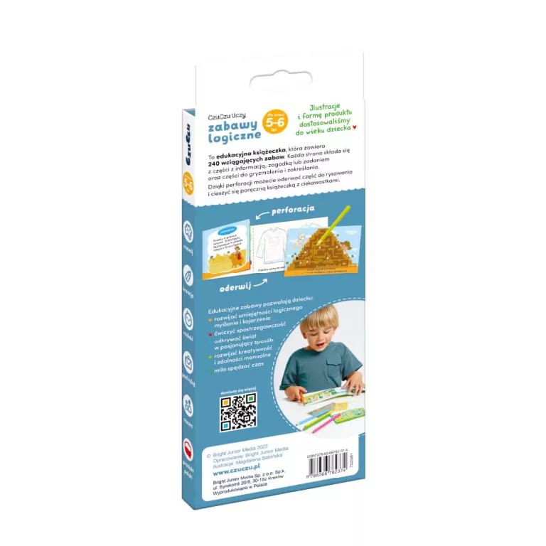 Zabawy logiczne dla dzieci od 5-6 lat CzuCzu Uczy - tantis.pl