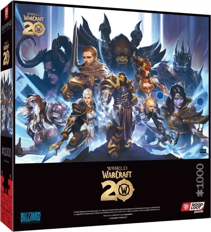 Puzzle 1000 World of Warcraft 20th Anniversary - tantis.pl