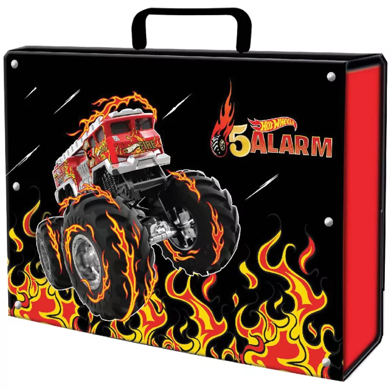Hot Wheels Teczka z rączką szeroka A4 XL - tantis.pl