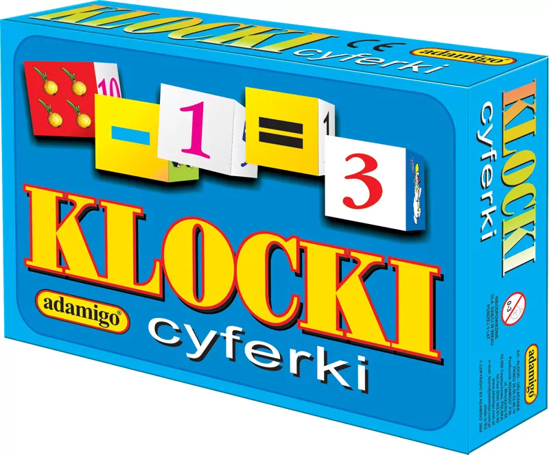 Adamigo. Klocki Cyferki - tantis.pl
