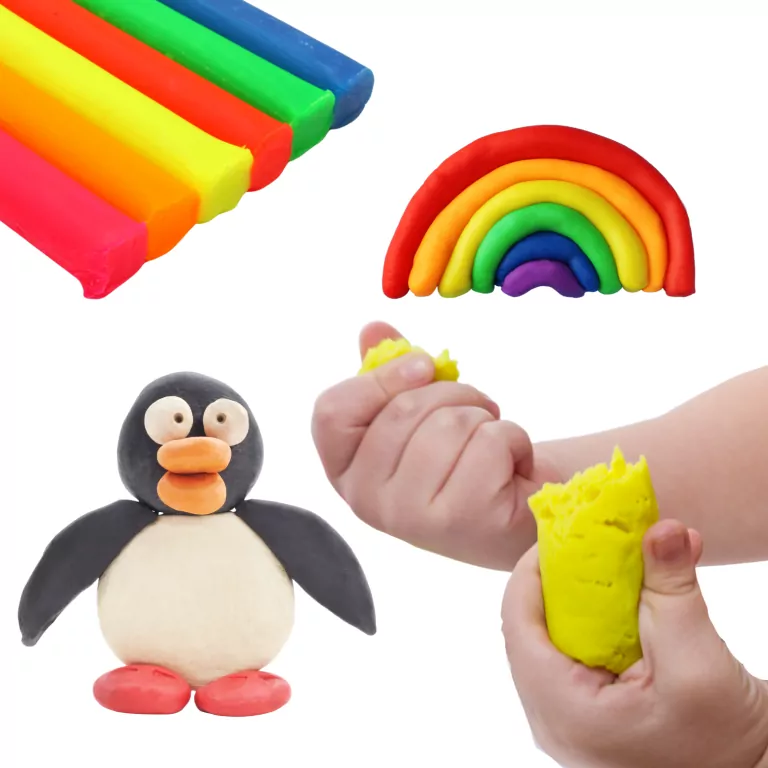 Neon. Masa plastyczna. Ciastolina 6 kolorów - tantis.pl