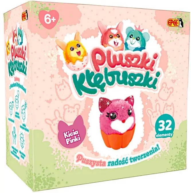Pluszki-Kłębuszki. Kicia Pinki - tantis.pl