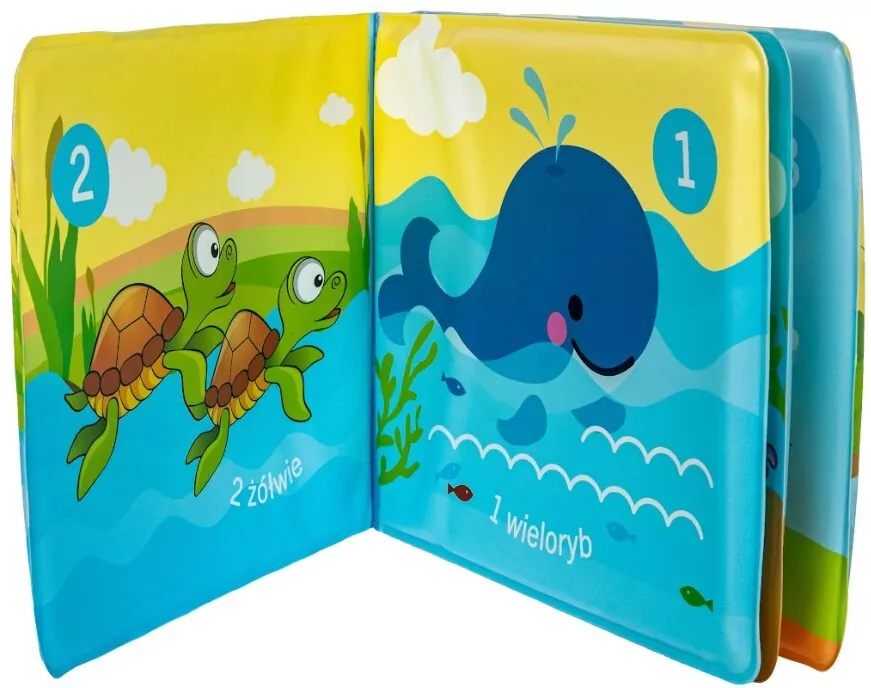 Miękka książeczka do kąpieli. Wodne zabawy - tantis.pl