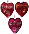 Serce cekinowe 45cm "Kocham Cię" 3 kolory 156082 - tantis.pl