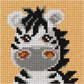 Haft. Moje pierwsze wyszywanie - Zebra - tantis.pl