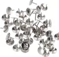 Pinezki metalowe srebrne 50szt - tantis.pl