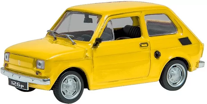 Kolekcja PRL Fiat 126p, żółty - tantis.pl