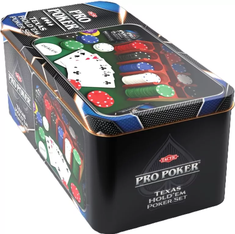 Poker Texas Hold em, w puszce - tantis.pl