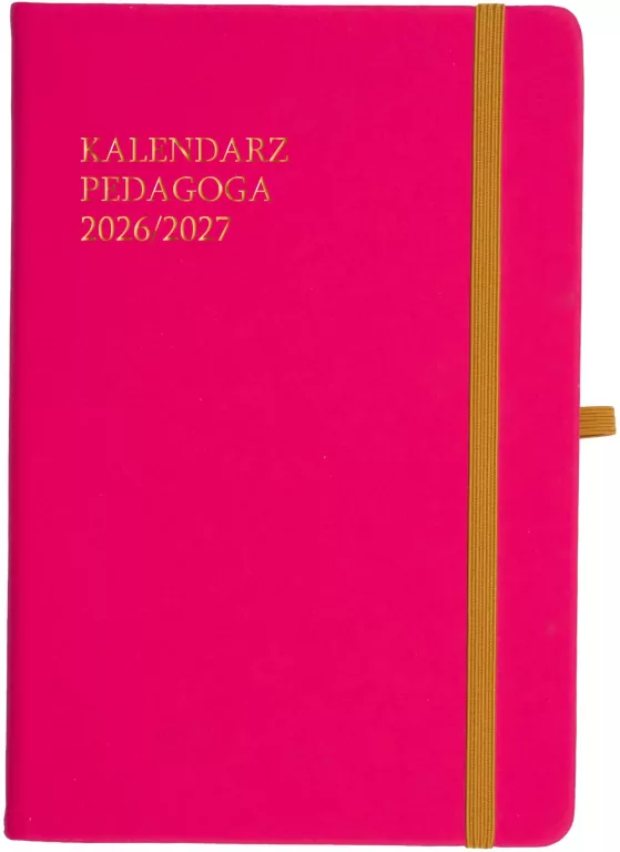 Kalendarz nauczyciela 2026/27 A5 tyg. różowy - tantis.pl