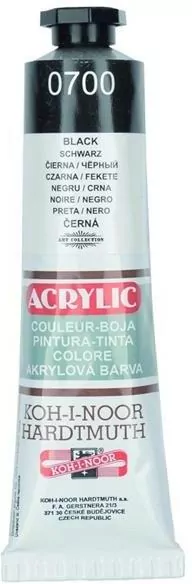Farba akrylowa czarna 40ML - tantis.pl