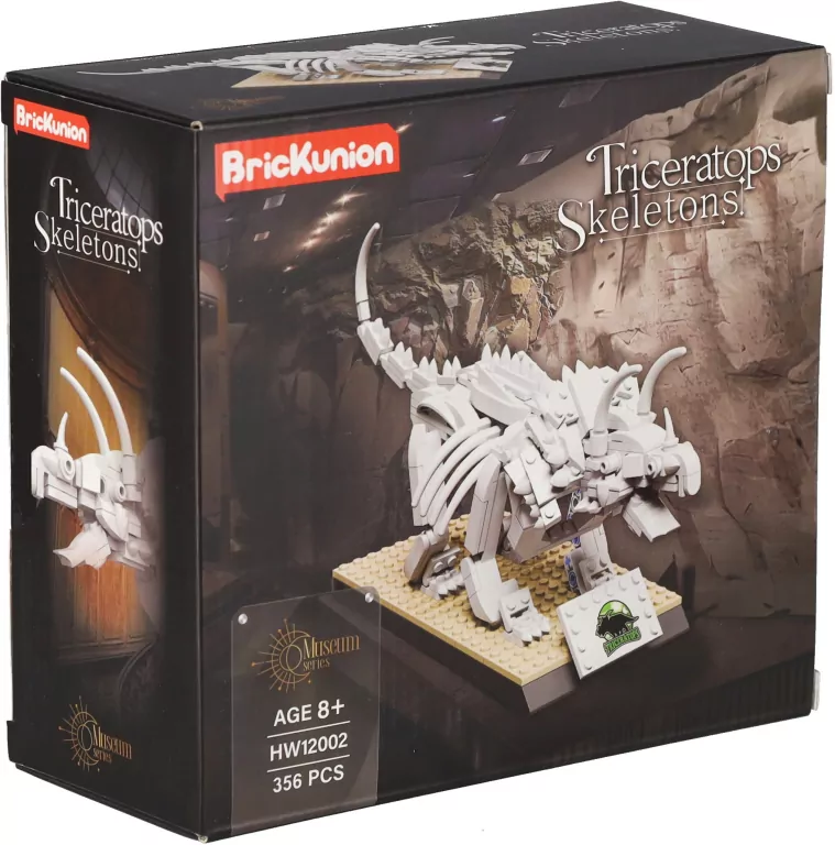 Klocki szkielet dinozaur triceratops 356el - tantis.pl