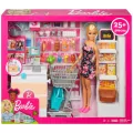 Barbie® Supermarket Zestaw do zabawy + Lalka - tantis.pl