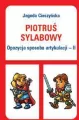 Piotruś sylabowy. Opozycja sposobu artykulacji II - tantis.pl