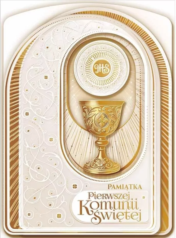 Kartka okolicznościowa Komunia XL01 - tantis.pl