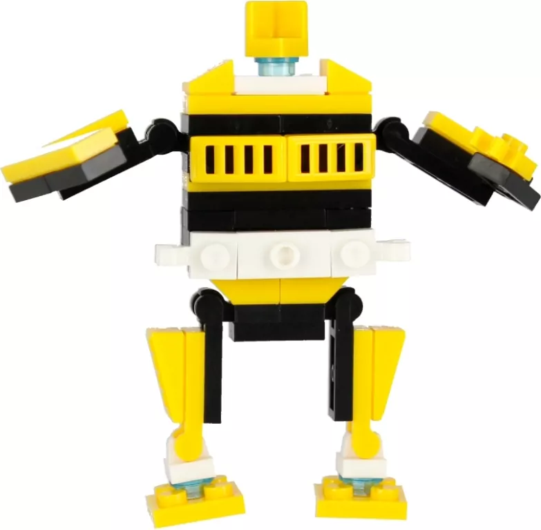 Klocki konstrukcyjne Alleblox RobotUnion 62el żółty - tantis.pl