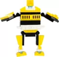 Klocki konstrukcyjne Alleblox RobotUnion 62el żółty - tantis.pl
