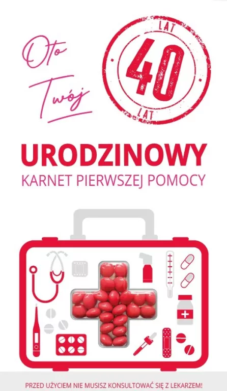 Karnet Urodziny 40 - tantis.pl