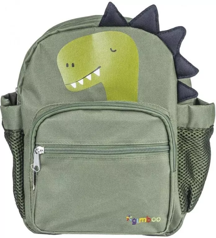 Plecak 3-komorowy Sweet Animals dinozaur zielony - tantis.pl