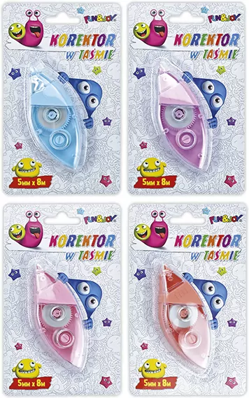 Korektor w taśmie 5mmx8m mix - tantis.pl