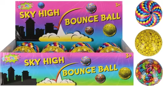 PILKA ODBIJAJACA 10CM MIX3 MC 12/144