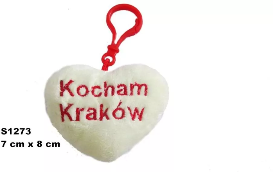 Brelok serce kocham Kraków - tantis.pl