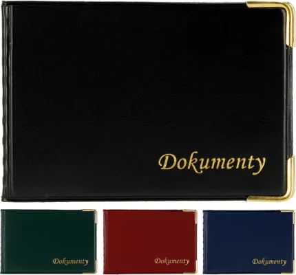 Plastik. Okładka na dokumenty, mix