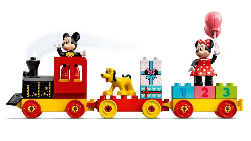 LEGO® DUPLO® l Disney. 10941 Urodzinowy pociąg myszek Miki i Minnie 10941 - tantis.pl