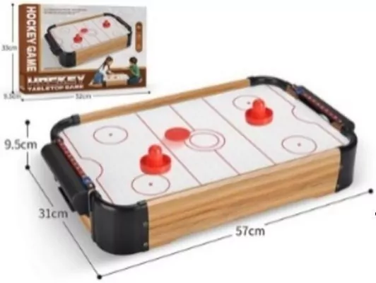 Gra stołowa hokej na lodzie drewniana 57x31x9,5cm