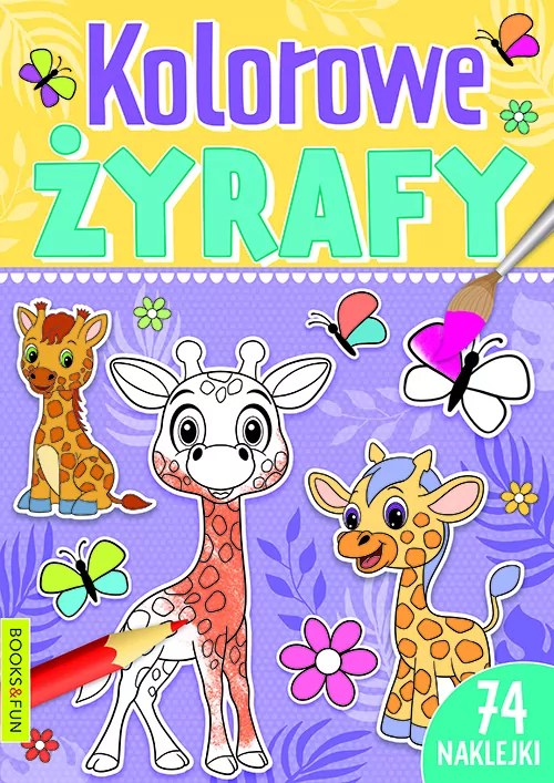 Kolorowe żyrafy - tantis.pl