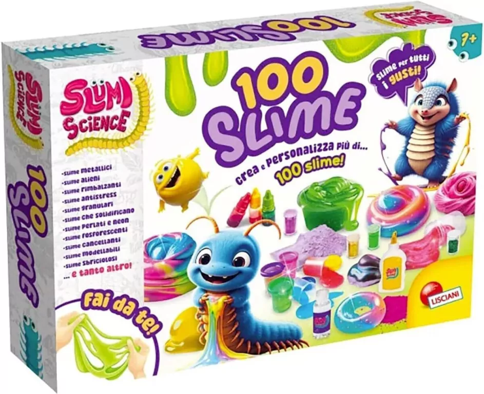 Lisciani. Slumi Science. 100 Slime - tantis.pl