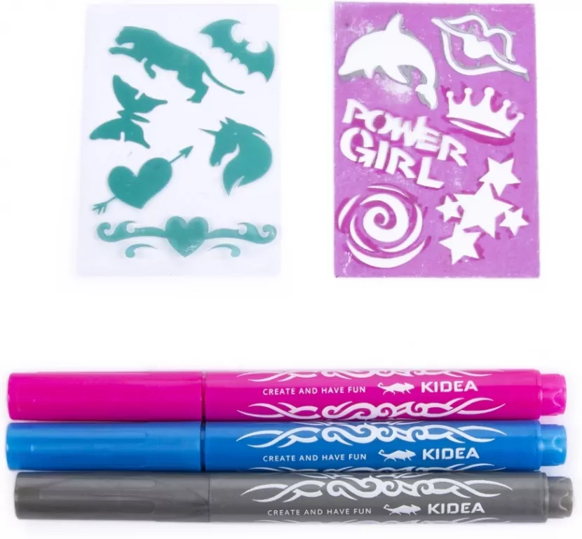 Markery do tatuażu z szablonami Kidea - tantis.pl