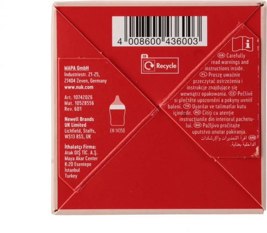 NUK BUTELKA PP 260ML SIL SM M TECZA 10742026 1/6 - tantis.pl