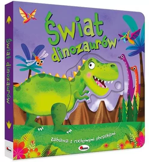 Świat dinozaurów. Zabawa z ruchomymi obrazkami - tantis.pl