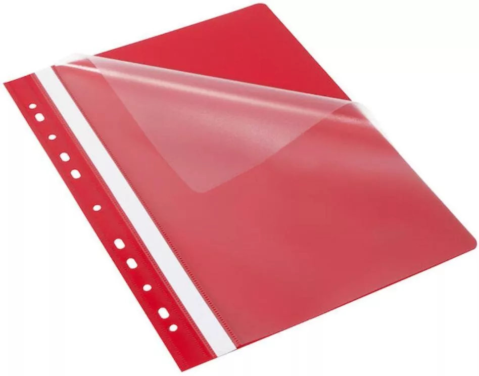 Skoroszyt Budget PP A4 z perf. Evo czerw - tantis.pl