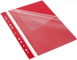 Skoroszyt Budget PP A4 z perf. Evo czerw