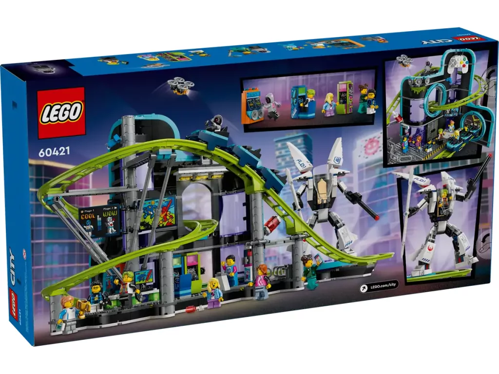 LEGO® City. Park Świat Robotów z rollercoasterem 60421 - tantis.pl
