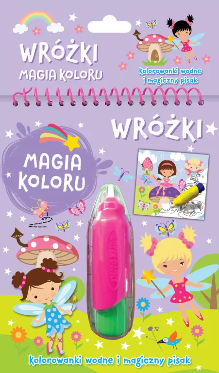 Wróżki. Magia koloru. Kolorowanki wodne - tantis.pl
