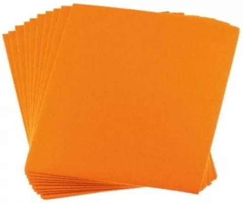Filc A4 pomarańczowy 1mm, 10 sztuk
