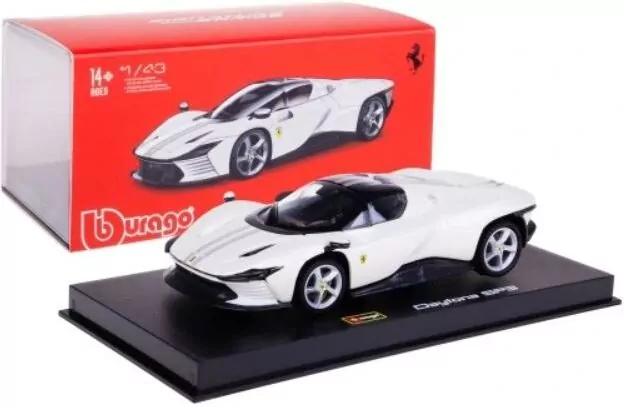 Ferrari Daytona Sp3 White BBURAGO - tantis.pl