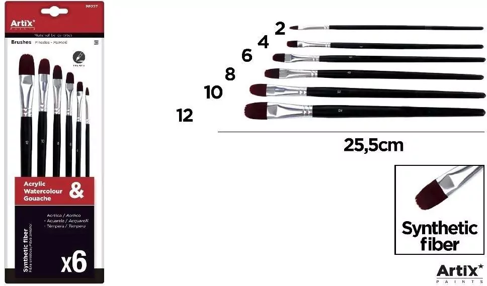 Zestaw profesjonalnych pędzli malarskich - tantis.pl