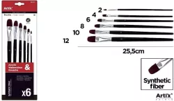 Zestaw profesjonalnych pędzli malarskich