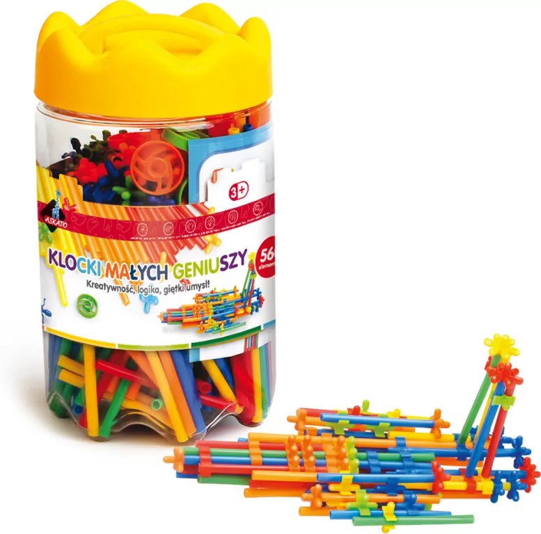 Klocki Małych Geniuszy. Słomki 560 el - tantis.pl