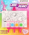 Podobrazie z nadrukiem i farbkami. Care Bears - tantis.pl