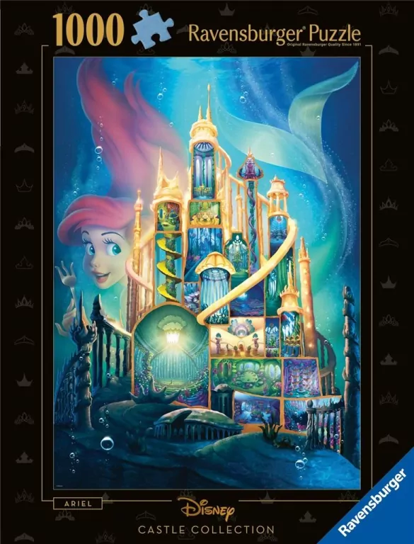 Puzzle 1000. Disney kolekcja Arielka - tantis.pl
